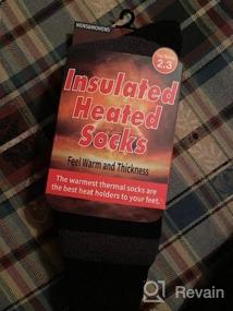 img 7 attached to Heavy Thermal Socks For Women And Men, Thick Insulated Cold Weather Crew Socks 1/2 Pair By RTZAT