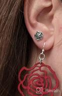 img 1 attached to 🌹 Esberry 925 Sterling Silver Rose Stud Earrings: Hypoallergenic Christmas Gifts for Women, Girls, Mom, Wife, Girlfriend review by Byron Patil