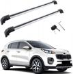 motorfansclub roof rack cross bars for kia sportage 2016-2023 | cargo luggage rack and baggage carrier compatible logo