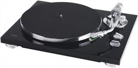 img 2 attached to TEAC TN-400S Gloss Black Turntable With S-Shaped Tonearm And Belt Drive