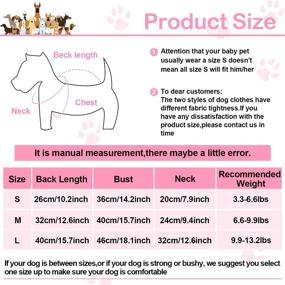 img 3 attached to 🐶 Pack of 6 Plain Pet Shirts - Soft Dog T-Shirts for Small Dogs - Cotton Puppy Clothes - Cute Dog Pullovers - Thin Dog Clothing Assortment - Light Green, Sky Blue, Pink, Orange, Red, Rose Red - Size S