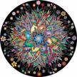 challenge your color skills with bgraamiens puzzle flower whisper-1000 round pieces jigsaw for all ages logo