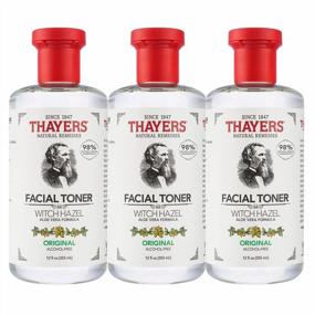 img 4 attached to Get Refreshed And Nourished Skin With THAYERS Alcohol-Free Original Witch Hazel Toner With Aloe Vera - Triple Pack Offer