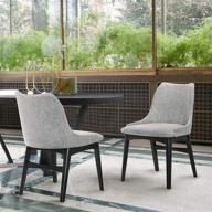 armen living azalea fabric chairs set furniture : kitchen furniture logo