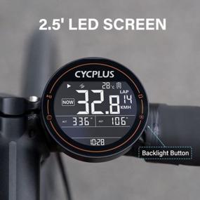 img 3 attached to CYCPLUS GPS Bike Computer, Wireless Cycling Computer, ANT+ Bluetooth Bicycle Computer Mini Speedometer Odometer Waterproof MTB Tracker, Rechargeable With 2.5 Inch Screen For Bikers Outdoor Cycling