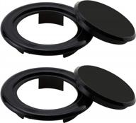 2-pack black 2-inch patio table umbrella hole ring insert с набором заглушек для улучшенной защиты мебели логотип