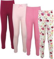 🌿 discover the comfort and style of touched nature organic cotton leggings for girls' clothing logo
