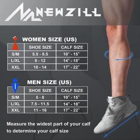 img 3 attached to 20-30 MmHg Medical Compression Socks For Women & Men - Best For Running, Athletic, Nursing, Hiking And Travel By NEWZILL