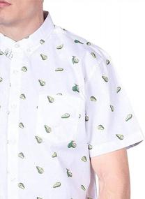 img 3 attached to Men'S Short Sleeve Button Down Printed Shirts - Over 45 Novelty Prints, Size Small To 4XL