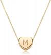 personalized tiny gold heart necklace with initial - handmade 14k gold filled choker for women's jewelry collection logo