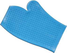 img 1 attached to 🧤 Turquoise Tough 1 Rubber Grooming Glove