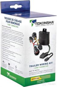 img 1 attached to 🔌 Enhanced Honda Passport Compatible 4-Way Flat T-Connector Harness - Tekonsha T-One®