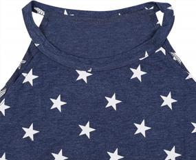 img 3 attached to Rock Your Patriotic Style With Our USA Flag Tank Top: Women'S Halter Sleeveless Top With Distressed Graphic Design, Racerback And Perfect For 4Th Of July Celebrations!