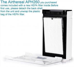 img 2 attached to Airthereal Replacement True HEPA Filter For Pure Morning APH260 Air Purifier (2-Pack)