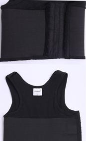 img 2 attached to Comfortable And Stylish BaronHong Tomboy Chest Binder Tank Top For Transgender And Plus-Size Lesbian Women.