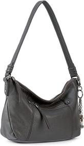img 2 attached to Sak Sequoia Leather Small Black Women's Handbags & Wallets - Hobo Bags