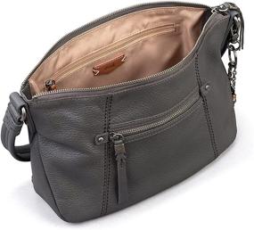 img 1 attached to Sak Sequoia Leather Small Black Women's Handbags & Wallets - Hobo Bags