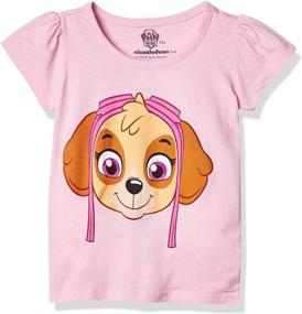 img 4 attached to 🐾 Paw Patrol Little Toddler Girls' T-Shirt: Clothing and Tops, Tees & Blouses