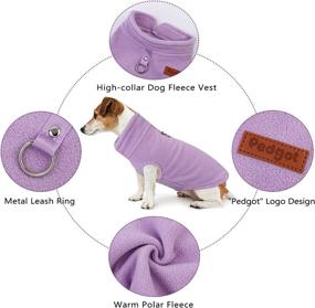 img 2 attached to 🐶 Stay Warm and Stylish with Pedgot 3 Pack Winter Dog Clothes Set: Hoodies, Knitwear Sweater, and Fleece Vest - Perfect Large Dog Outfit with Pocket and Cozy Pullover Dog Coat