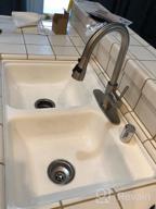 картинка 1 прикреплена к отзыву Black Stainless Steel Kitchen Faucet With Pull Down Sprayer And Single Handle - Arofa Gray 3 Hole Commercial RV Sink Gun от Patrick Hilzer