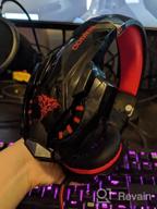 img 1 attached to BENGOO Pro Gaming Headset For PS4, PC, Xbox One Controller: Noise Cancelling Over Ear Headphones With Mic, LED Light, Bass Surround, Soft Memory Earmuffs. Perfect For Laptop, Mac, Wii, And More! review by Trey Samuels