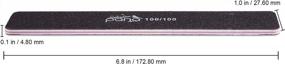 img 3 attached to 50-Pack PANA Jumbo Double-Sided Emery Nail File For Manicure And Pedicure - Black (Grit 100/100) - Perfect For Natural And Acrylic Nails