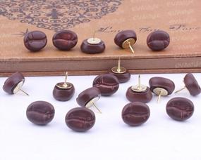img 3 attached to Decorative Plastic Coffee Bean Push Pins - 20 Count, Ornerx