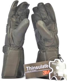 img 2 attached to Blok Motorcycle Gloves Thinsulate Motorcycles Motorcycle & Powersports