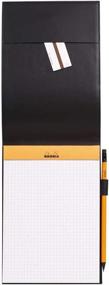 img 1 attached to Rhodia Epure Black Notepad Cover And Square Ruled Notepad - 155 X 223 Mm Size