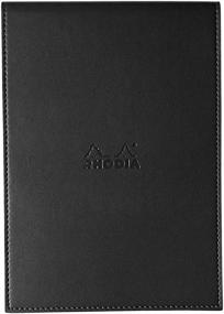 img 3 attached to Rhodia Epure Black Notepad Cover And Square Ruled Notepad - 155 X 223 Mm Size