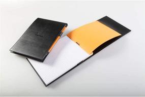 img 2 attached to Rhodia Epure Black Notepad Cover And Square Ruled Notepad - 155 X 223 Mm Size