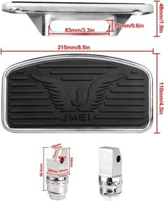 img 1 attached to Floorboard Pedals Adjustable Motorcycle Floorboards