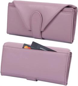 img 2 attached to Pearl Angeli Genuine Leather Organizer Women's Handbags & Wallets - Wallets