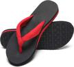 women's comfortable cloth strap flip flops w/ arch support by maiitrip logo
