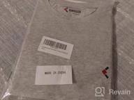 img 1 attached to KOWDRAGON Boys & Girls Short Sleeve Cotton T-Shirts Crewneck Tees (3-12 Years) review by Lisa Collins