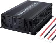 🔌 high-performance 3000w inverter: 12v to 110v/120v, hiplussun modified sine wave inverter with usb port and dual ac outlets logo