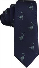 img 2 attached to Stand Out With Woven Animal Skinny Neckties - Perfect Birthday Gift For Men In The Workplace!