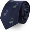 stand out with woven animal skinny neckties - perfect birthday gift for men in the workplace! logo