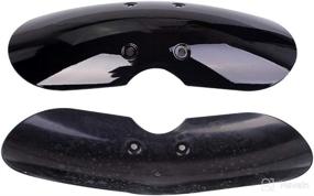 img 2 attached to 🏍️ Upgrade Your Triumph Bonneville T100: H RUO Motorcycle Short Front Fender Mudguard for 2001-2016 Scrambler & Thruxton 900