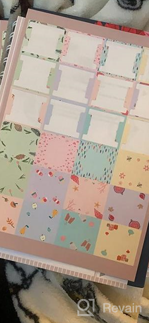 img 1 attached to 📅 DiverseBee Laminated Planner Monthly Tabs, 24 Peel and Stick Tabs for Notebooks: 12 Month Tabs, 12 Blank Tabs - Calendar Monthly Tab Stickers, Monthly Dividers (Rose) review by Kimoni Parson
