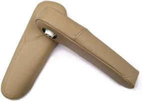 img 2 attached to 🔥 High-Quality Beige Leather Armrest Cover for Honda CR-V 07 08 09 - Enhance Comfort and Style!