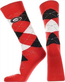 img 2 attached to Show Your Team Spirit With TCK Georgia Bulldogs Argyle Dress Socks: Perfect For NCAA Fans!