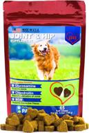 🐶 glucosamine for dogs - joint & hip formula treats with msm, chondroitin, and hyaluronic acid - bacon flavored soft chews - 65 count logo