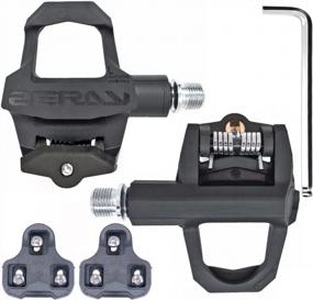 img 4 attached to ZERAY Carbon Clipless Road Bike Pedals With Cleats Compatible With Look Keo For Peloton And Road Cycling
