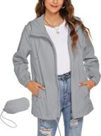 lightweight coats windbreaker jacket hoodie women's clothing at coats, jackets & vests logo