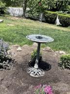 img 1 attached to Mademax Solar Bird Bath Fountain Pump - 4 Nozzle Free Standing Floating Solar Water Fountain For Garden, Pond, Pool & Outdoor review by Tony Watts