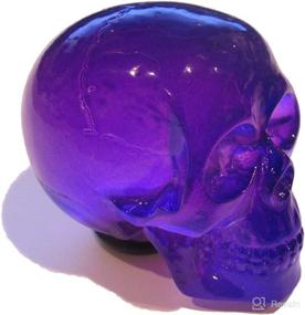 img 3 attached to Kool Collectibles: Clear Purple Skull Shifter Shift Knob Rat Rod Lever - Stylish & Unique Auto Accessory