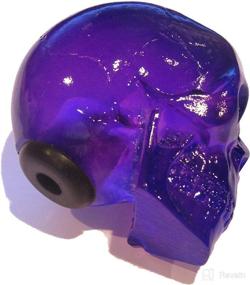 img 1 attached to Kool Collectibles: Clear Purple Skull Shifter Shift Knob Rat Rod Lever - Stylish & Unique Auto Accessory