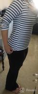img 1 attached to Tulucky Women's Casual Long Sleeve Striped Tees - Round Neck Tank Tops review by James Hardin