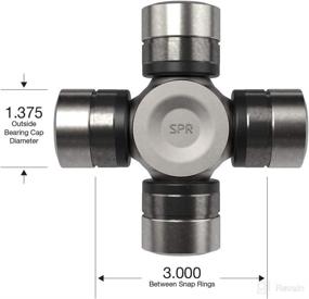 img 3 attached to 🔧 Enhance Performance with Spicer SPL55-3X U-Joint Kit SPL55/1480WJ Series (ISR)